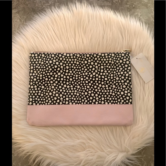 NWT Adrienne Vittadini PVC Tech/ Cosmetic Pouch - Picture 2 of 2